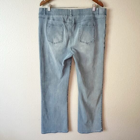Betabrand Pull-on Straight Leg Blue Jeans Women's Petite Size XXL - Picture 3 of 9